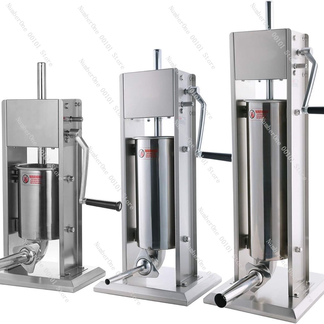 Sausage Stuffer Vertical 5L - Dikey Paslanmaz Çelik Manuel Sosis Dolum