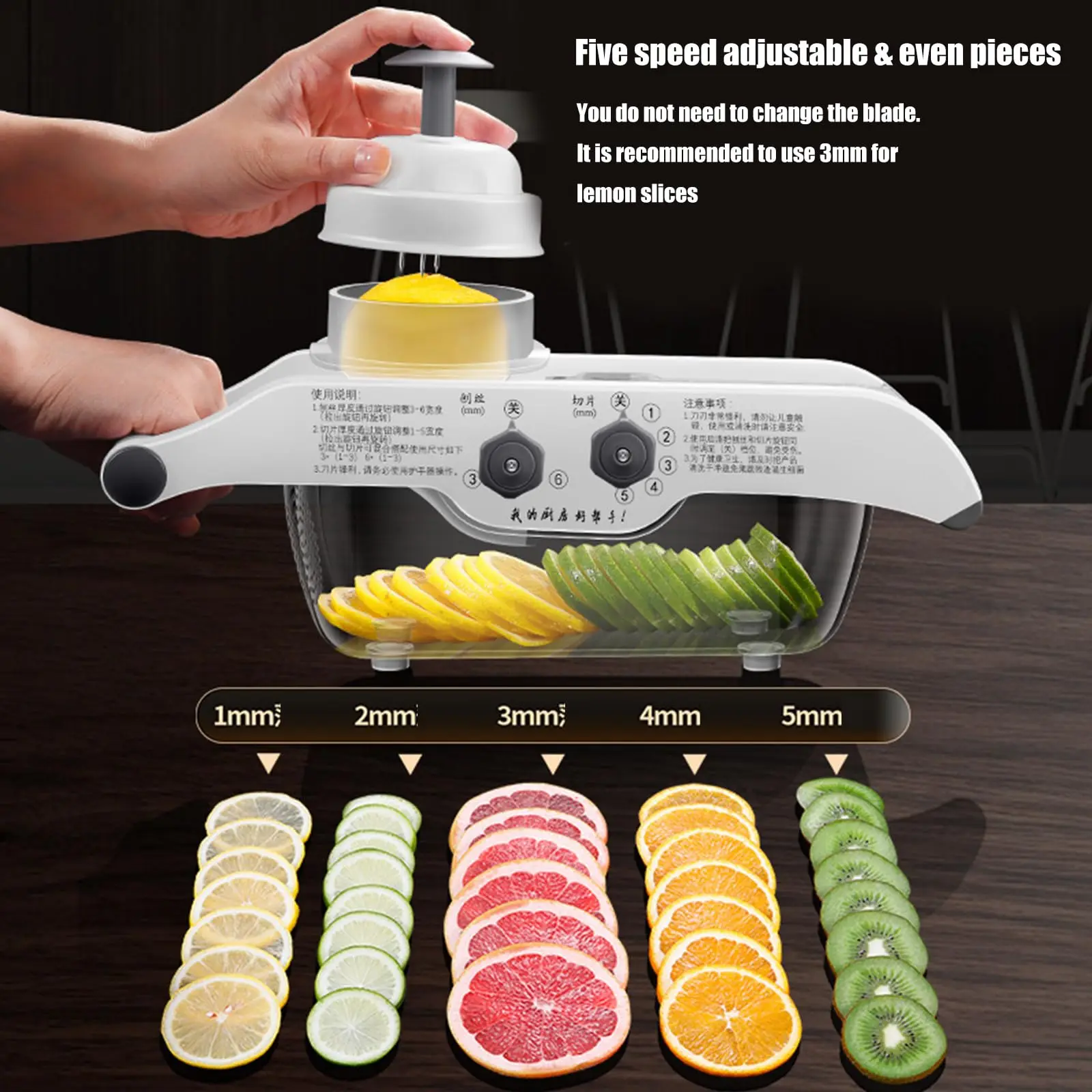 Limon Dilimleyici, Ayarlanabil - Food Slicer Machine Stainless incelemesi ve fiyatı