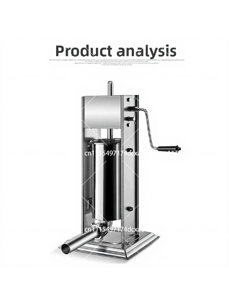 Dikey Paslanmaz Çelik Manuel S - Sausage Stuffer Vertical 5L incelemesi ve fiyatı