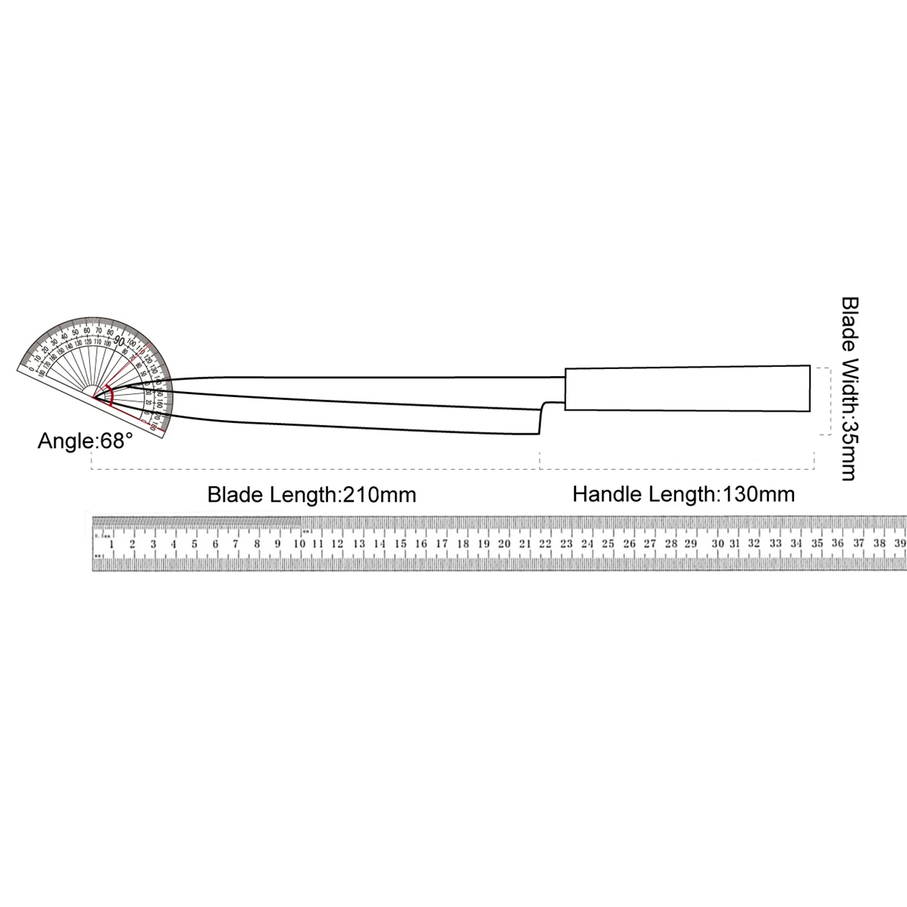 Sashimi Bıçak Şam VG10 Çelik T - Meat Slicer Replacement Blade incelemesi ve fiyatı