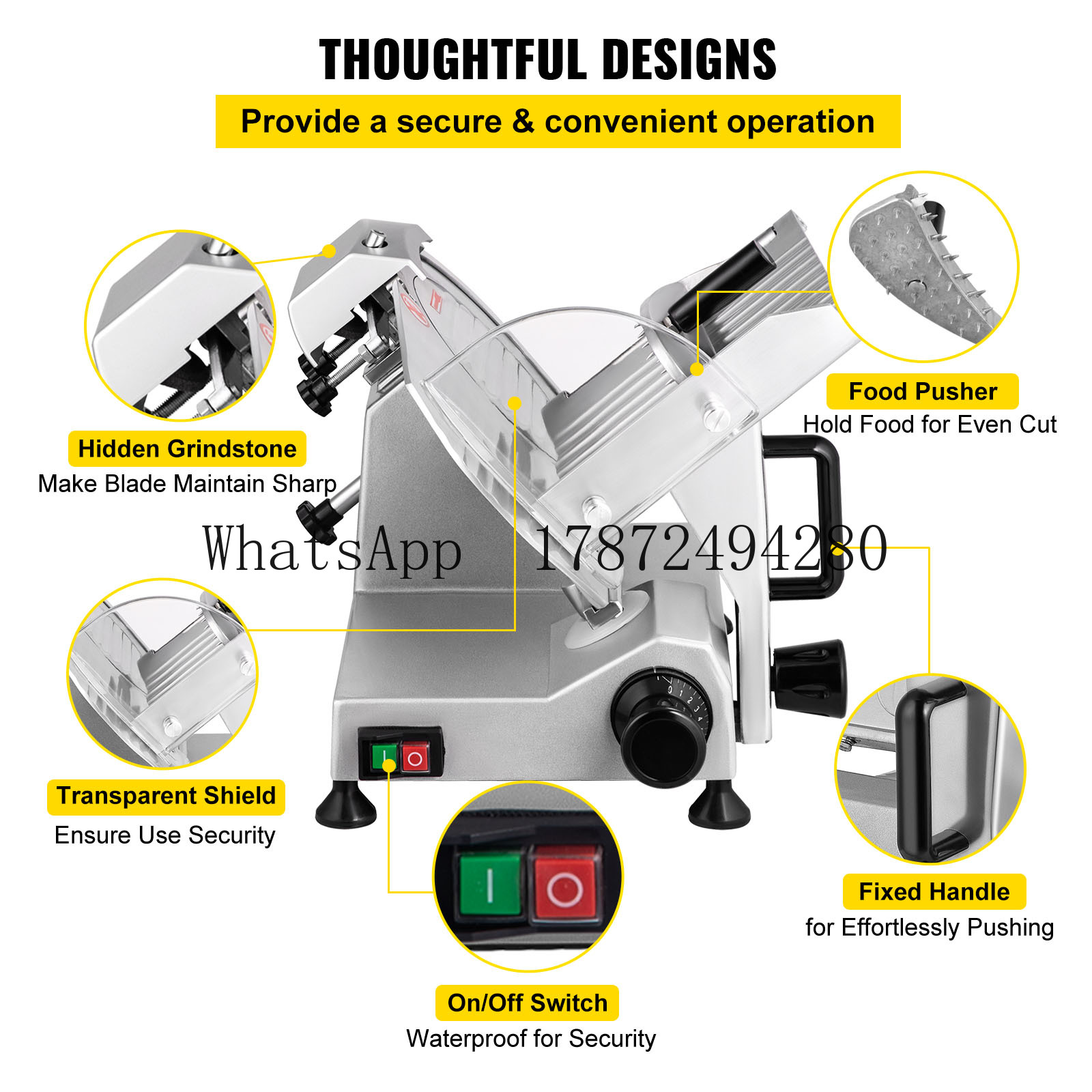 Et Dilimleyici 8/10 inç Karbon - Commercial Meat Slicer 10 Inch incelemesi ve fiyatı