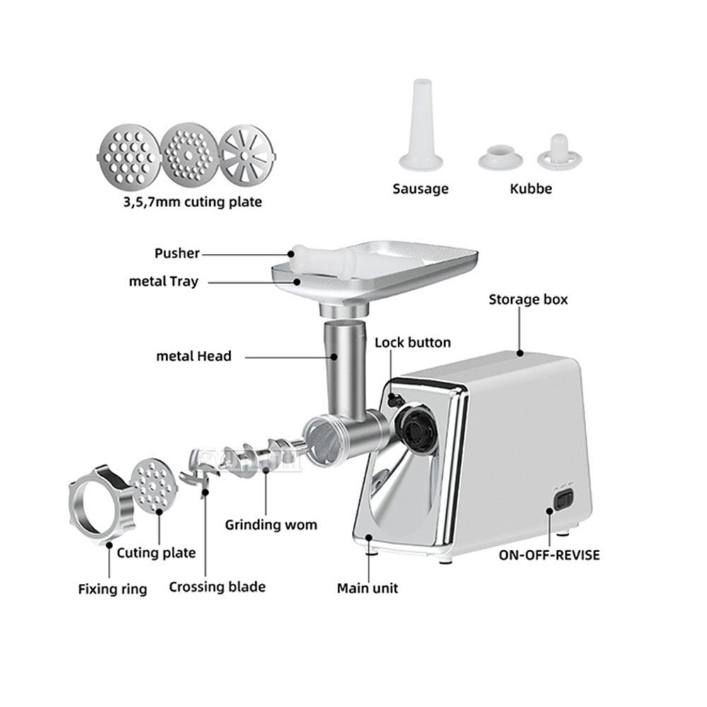 Çok Fonksiyonlu Et Kesici Ev T - Meat Slicer Machine 300W incelemesi ve fiyatı