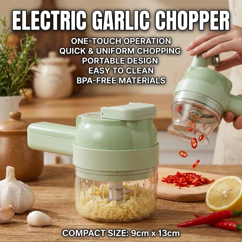 El Tipi 4'ü 1 Arada Kablosuz E - Food Slicer Machine Stainless incelemesi ve fiyatı