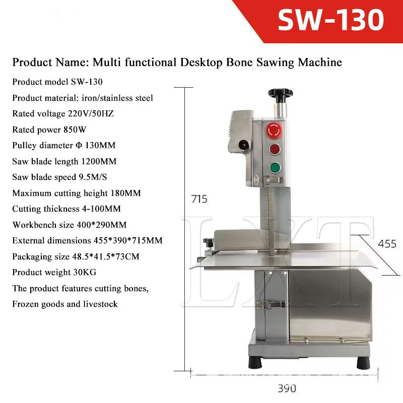 Ticari Elektrikli Et Kesme Mak - Bone Saw Machine Commercial Electric incelemesi ve fiyatı