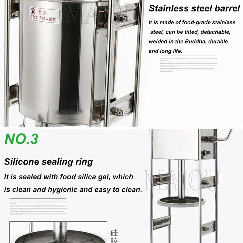 3L Dikey Manuel Paslanmaz Çeli - Sausage Stuffer Vertical 5L incelemesi ve fiyatı