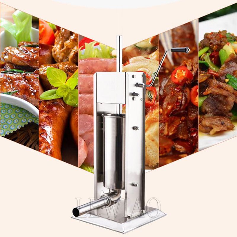 3L Dikey Manuel Paslanmaz Çeli - Sausage Stuffer Vertical 5L incelemesi ve fiyatı