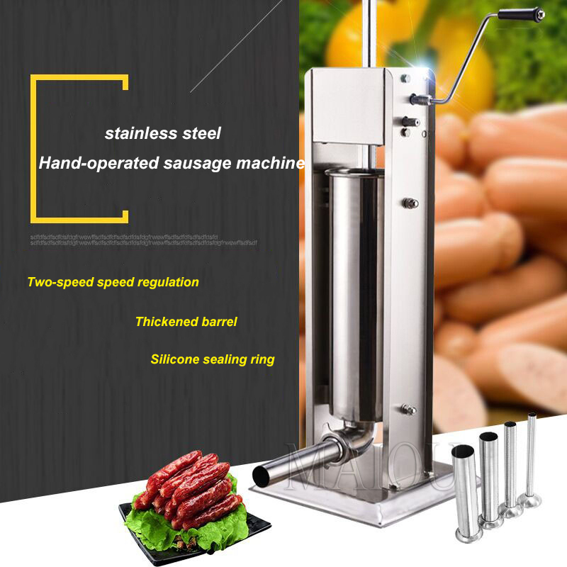 3L Sosis Dolum Makinesi Dikey  - Sausage Stuffer Vertical 5L incelemesi ve fiyatı