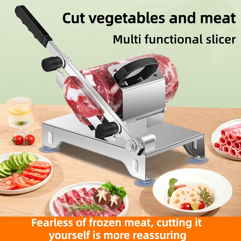 304 Paslanmaz Çelikten Üretilm - Frozen Meat Slicer Manual incelemesi ve fiyatı